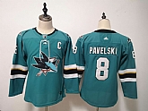 Youth Sharks 8 Joe Pavelski Teal Adidas Jersey,baseball caps,new era cap wholesale,wholesale hats